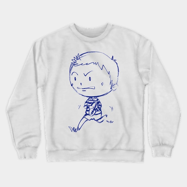 rugby player Crewneck Sweatshirt by Silemhaf